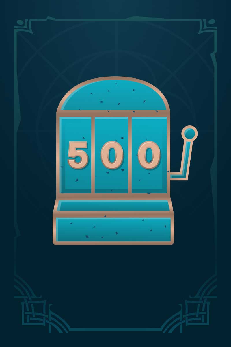 Make 500 spins
