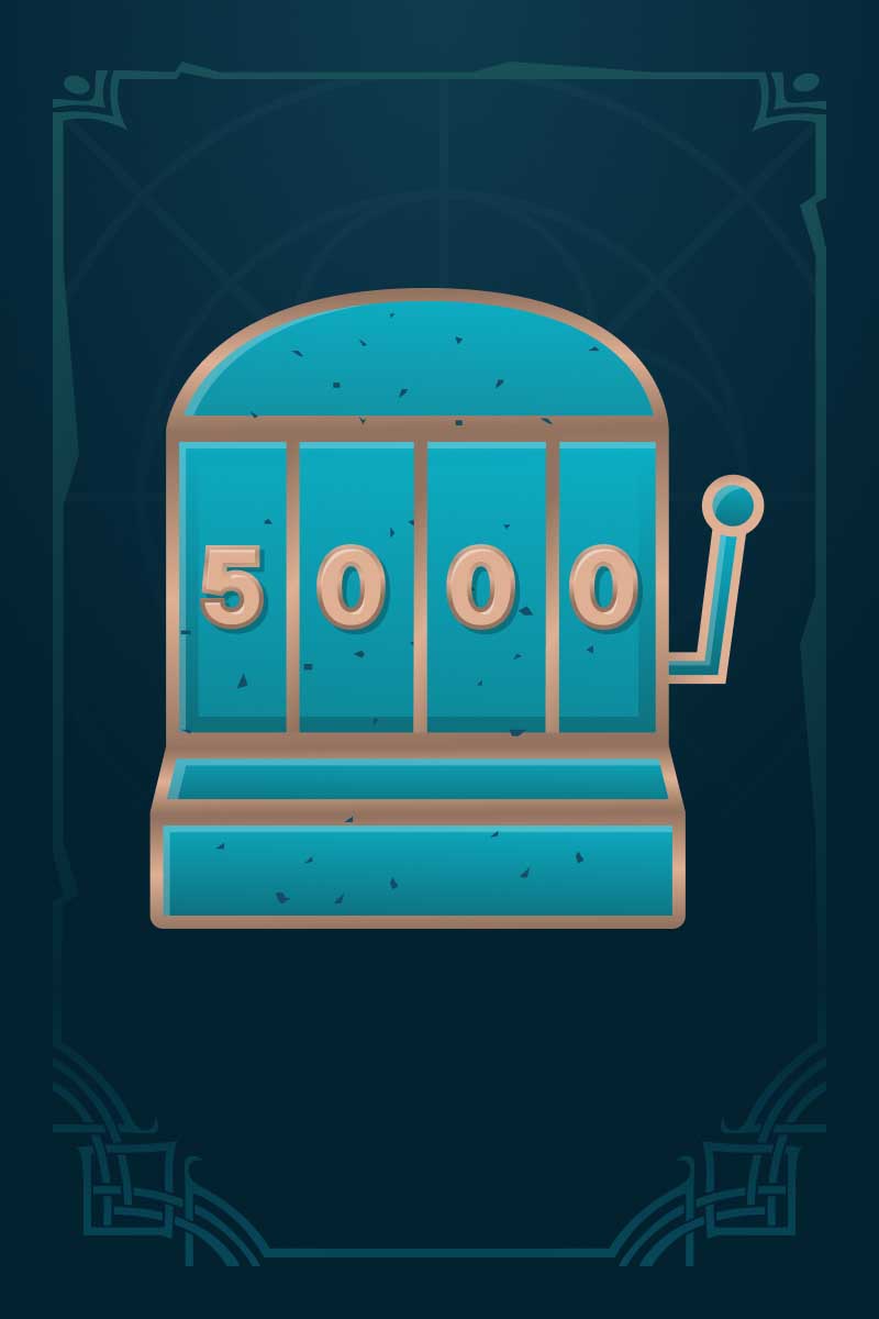 Make 5000 spins