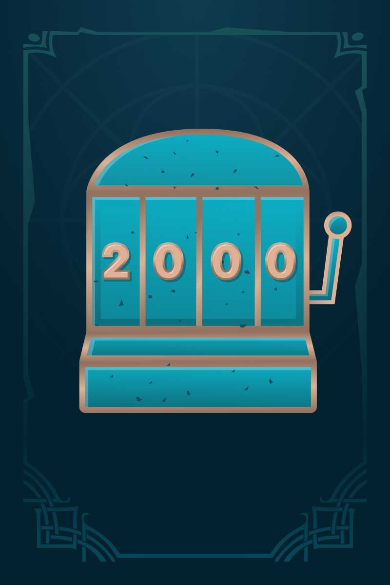Make 2000 spins