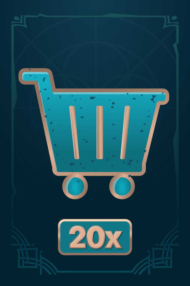 Make 20 shop purchases