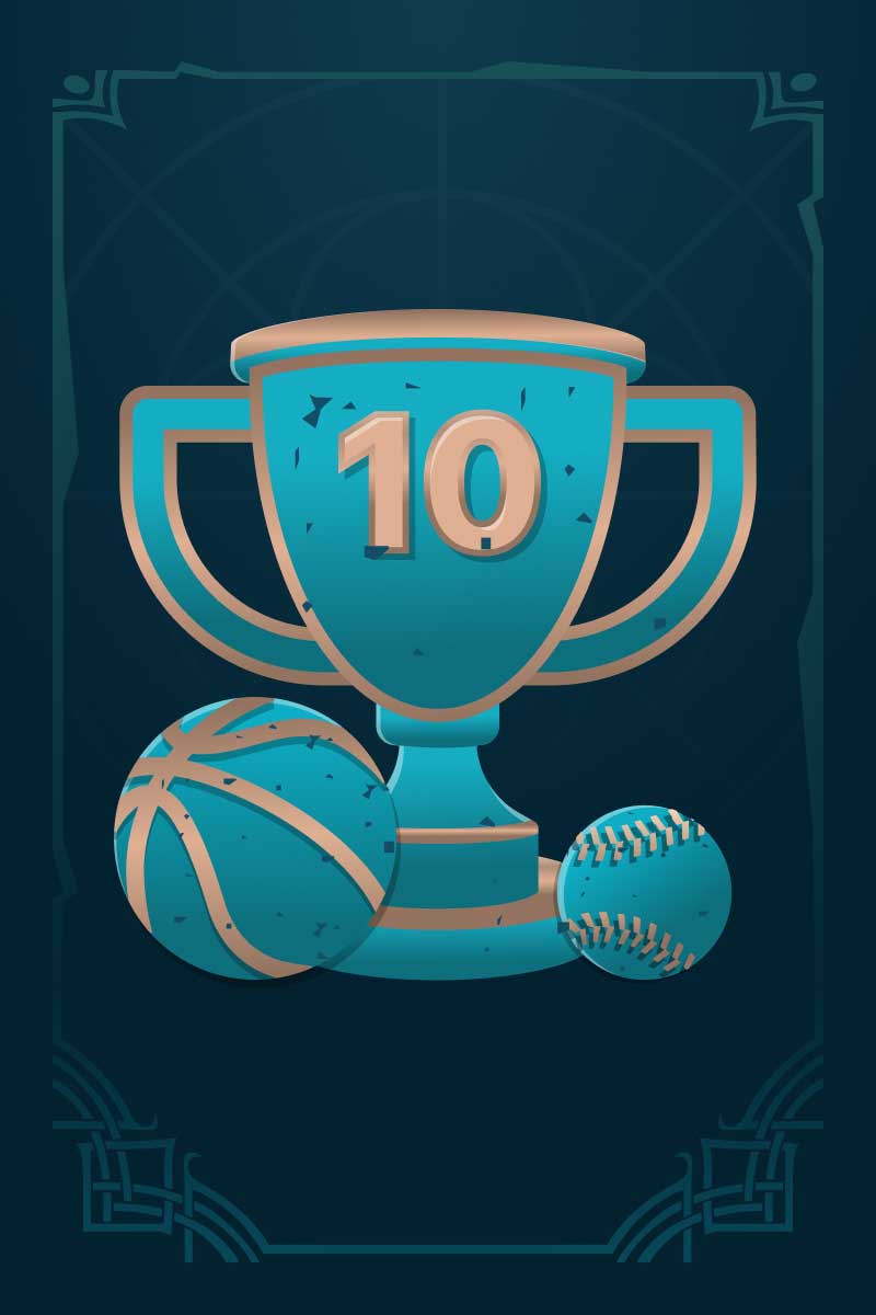 Finish in TOP 10 in a tournament